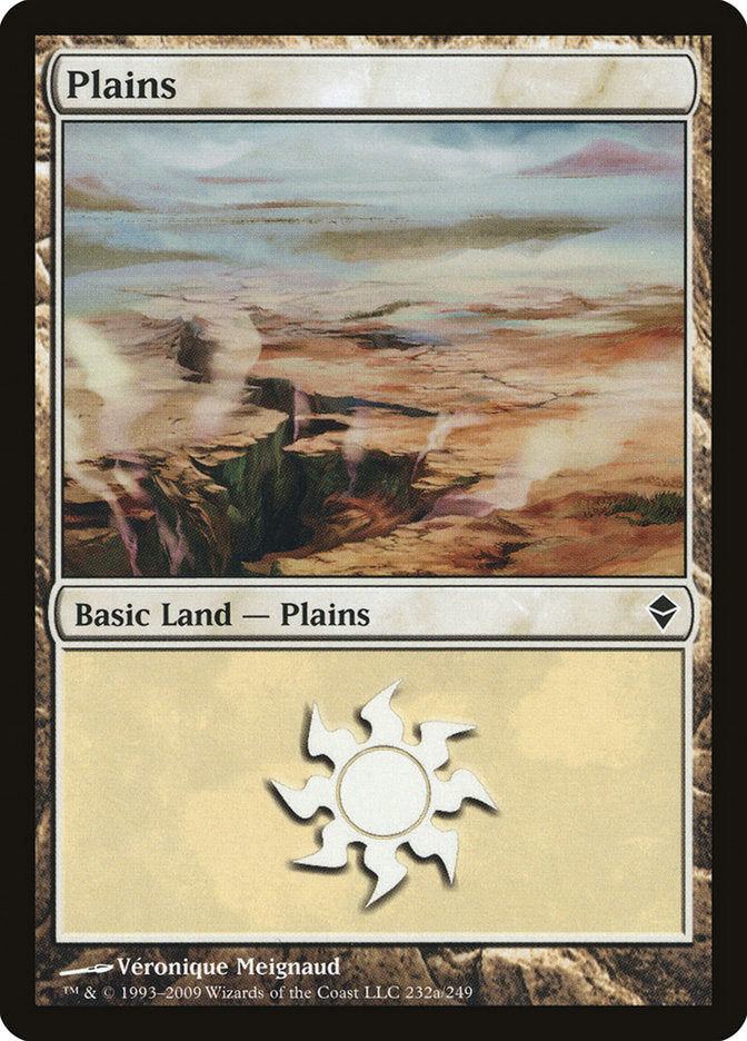 Plains (232a) [Zendikar] | Odin's Place