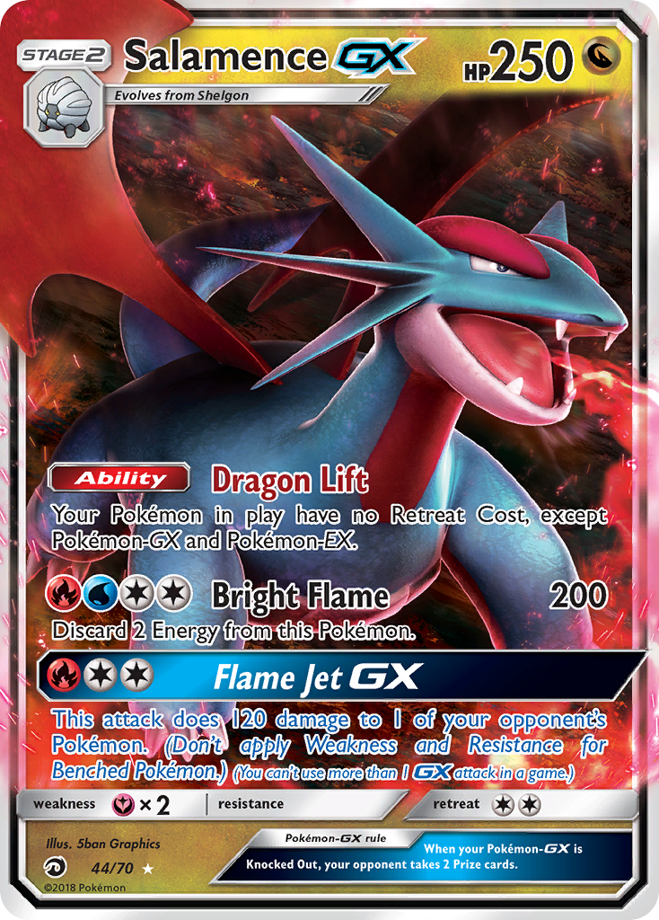 Salamence GX (44/70) [Sun & Moon: Dragon Majesty] | Odin's Place
