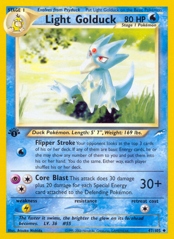 Light Golduck (47/105) [Neo Destiny 1st Edition] | Odin's Place
