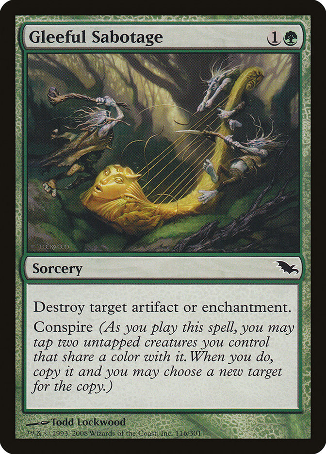 Gleeful Sabotage (116) [Shadowmoor] | Odin's Place
