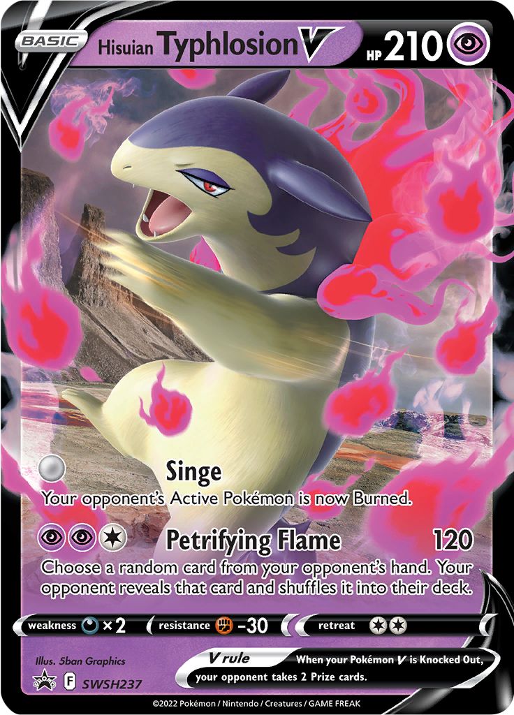 Hisuian Typhlosion V (SWSH237) [Sword & Shield: Black Star Promos] | Odin's Place
