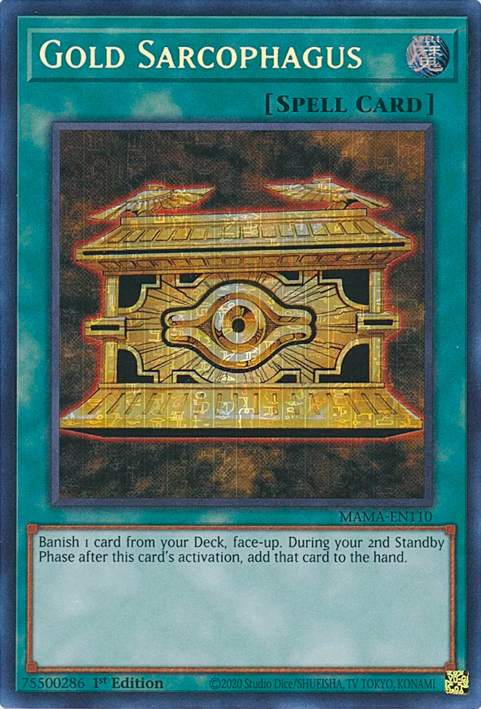 Gold Sarcophagus [MAMA-EN110] Ultra Pharaoh's Rare | Odin's Place