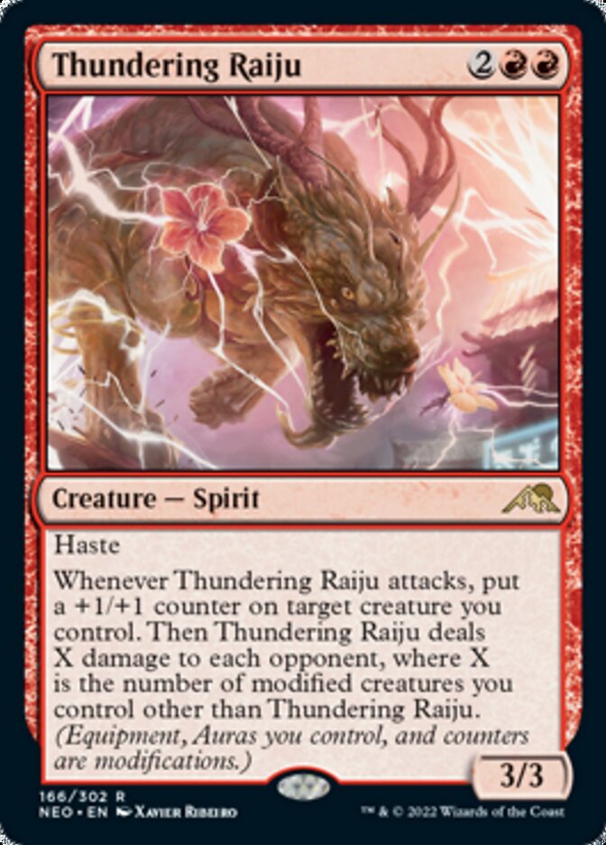 Thundering Raiju [Kamigawa: Neon Dynasty] | Odin's Place