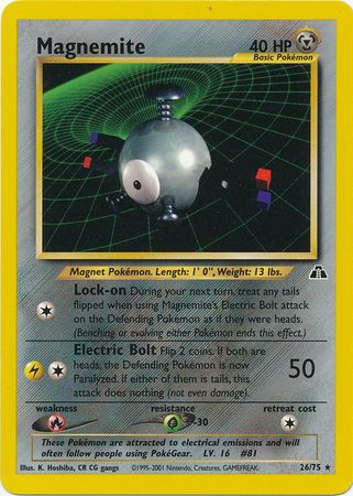 Magnemite (26/75) [Neo Discovery Unlimited] | Odin's Place