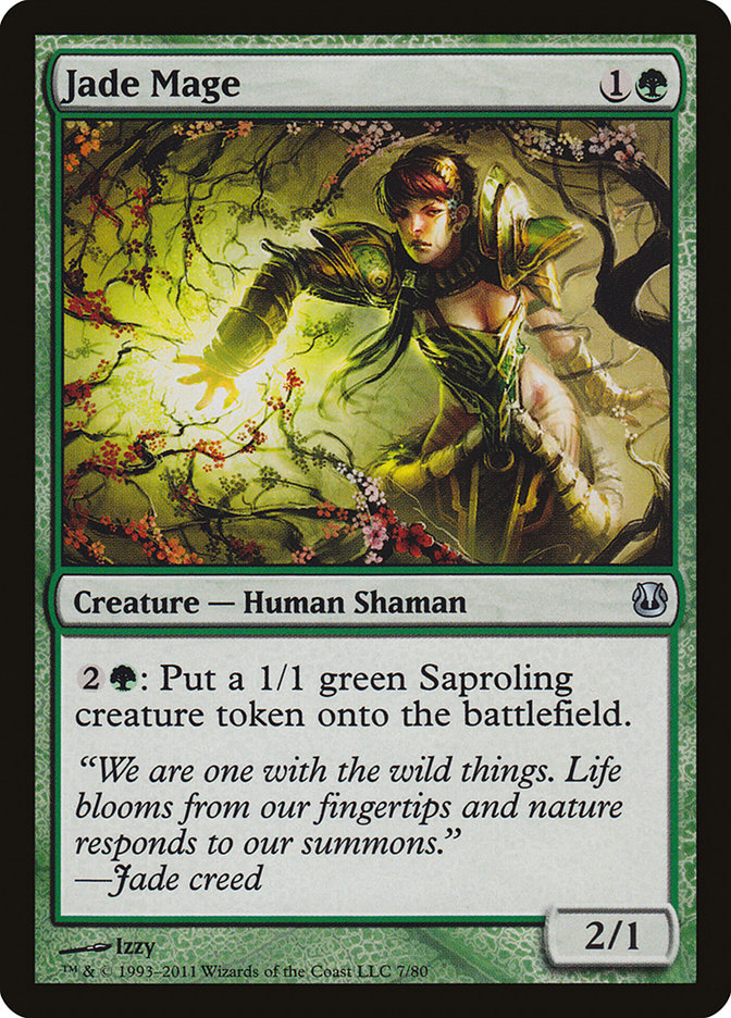 Jade Mage (7) [Duel Decks: Ajani vs. Nicol Bolas] | Odin's Place