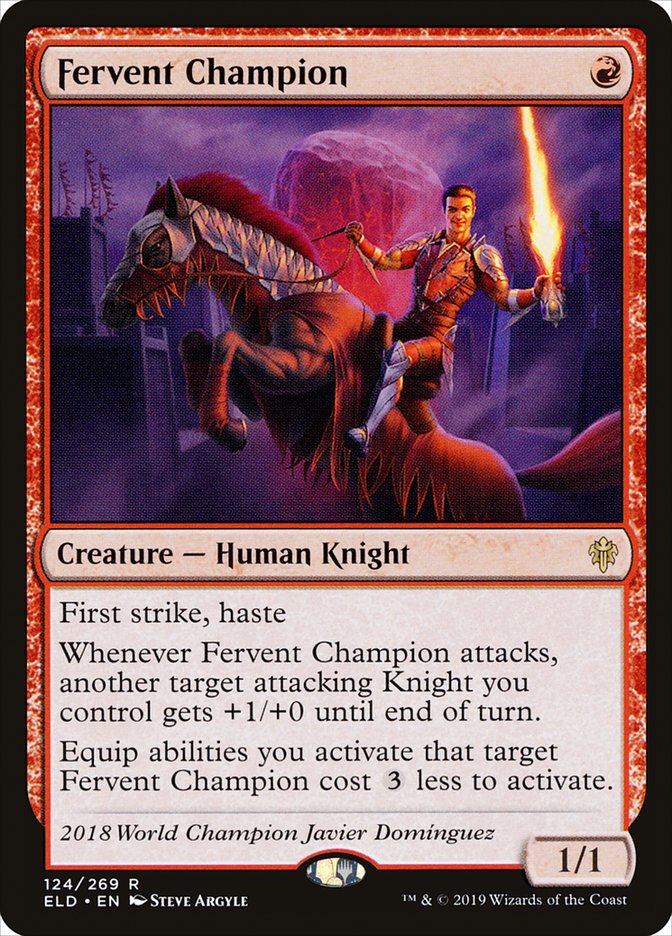 Fervent Champion [Throne of Eldraine] | Odin's Place