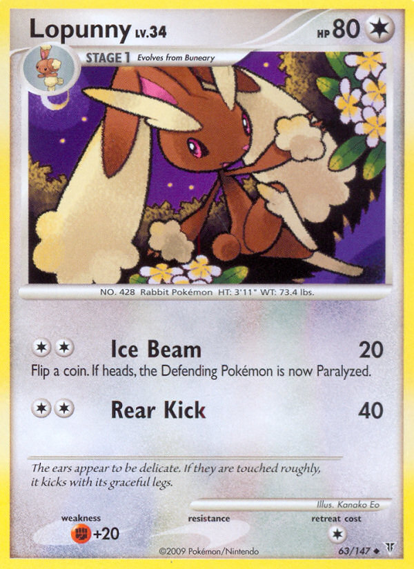 Lopunny (63/147) [Platinum: Supreme Victors] | Odin's Place