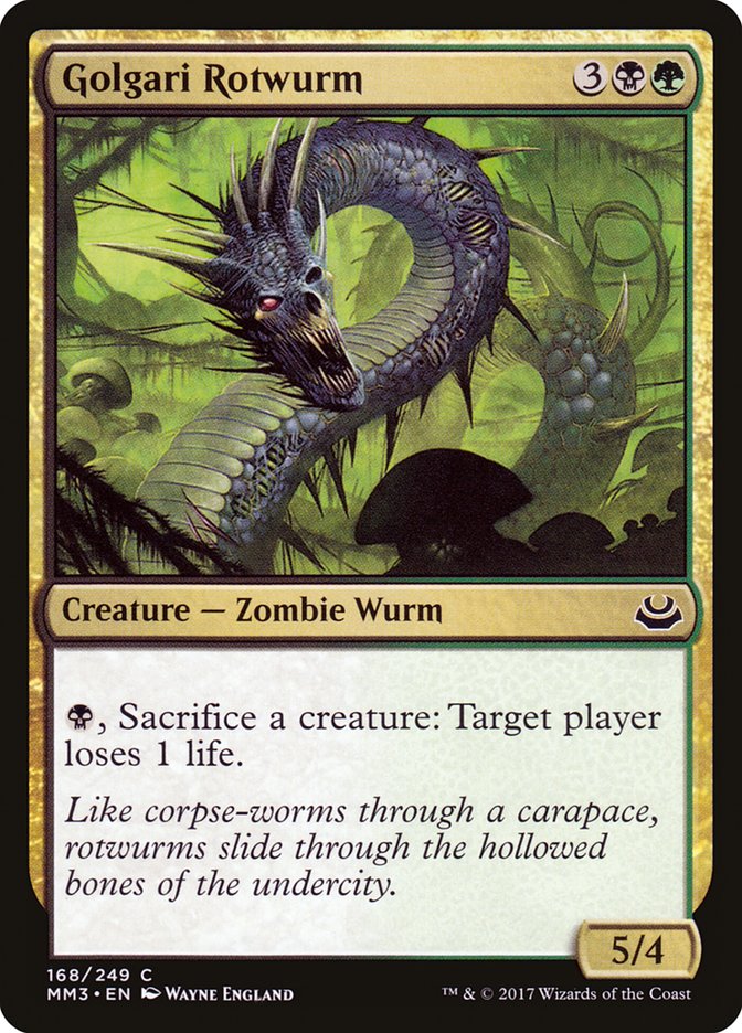 Golgari Rotwurm (168) [Modern Masters 2017] | Odin's Place