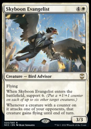 Skyboon Evangelist (Promo Pack) [Streets of New Capenna Commander Promos] | Odin's Place