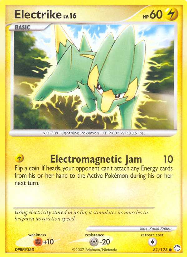 Electrike (81/123) [Diamond & Pearl: Mysterious Treasures] | Odin's Place