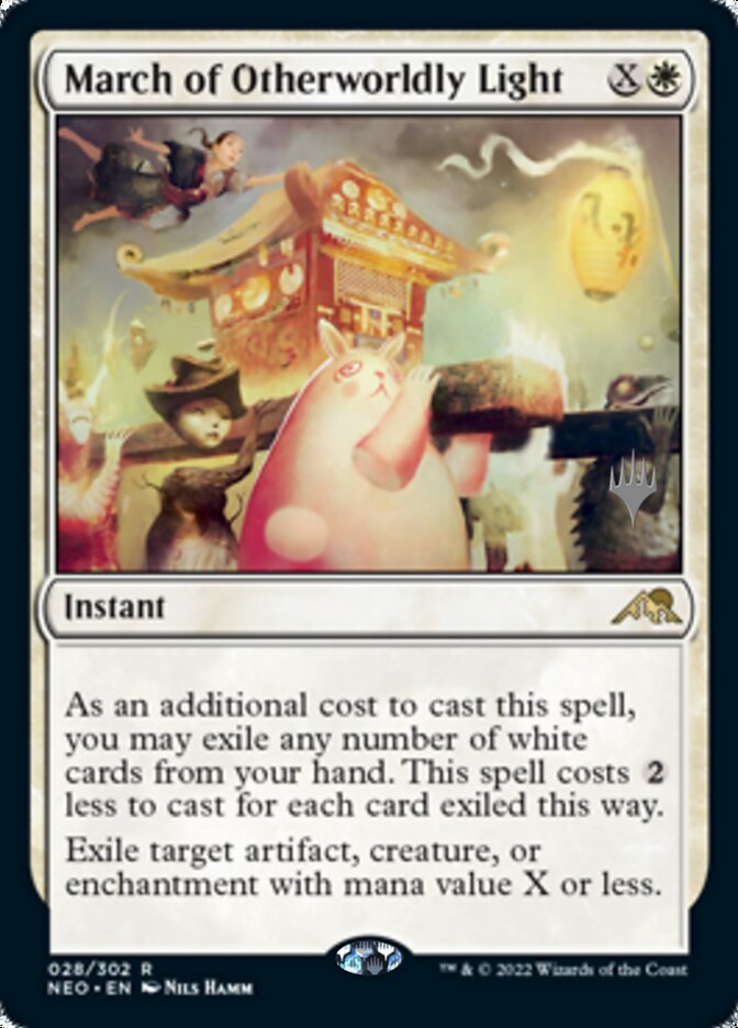 March of Otherworldly Light (Promo Pack) [Kamigawa: Neon Dynasty Promos] | Odin's Place