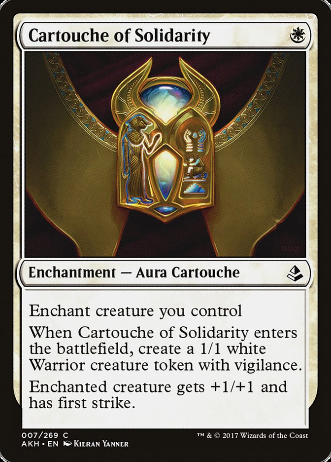 Cartouche of Solidarity (7) [Amonkhet] | Odin's Place
