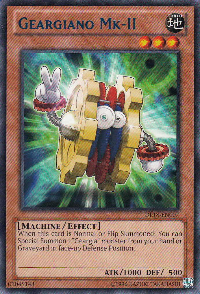 Geargiano Mk-II (Blue) [DL18-EN007] Rare | Odin's Place