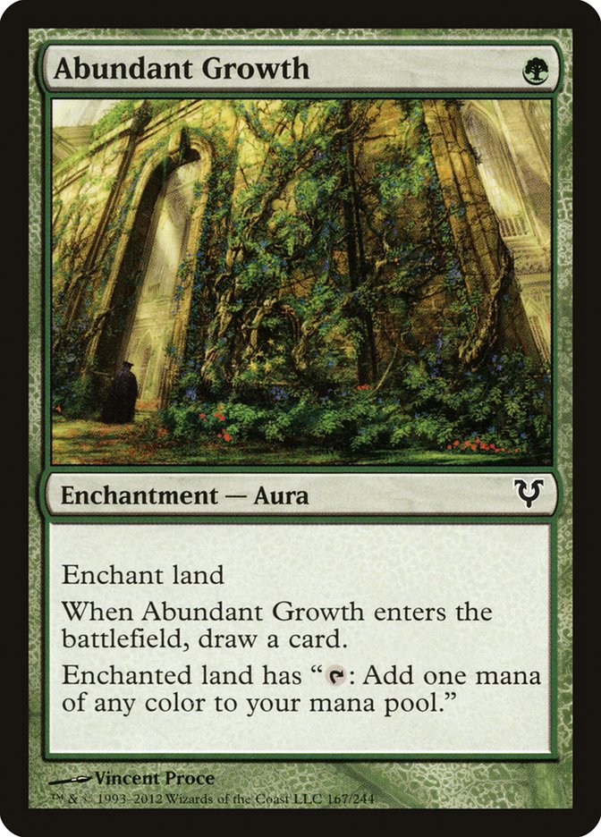 Abundant Growth (167) [Avacyn Restored] | Odin's Place