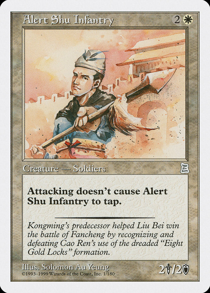 Alert Shu Infantry (1) [Portal Three Kingdoms] | Odin's Place
