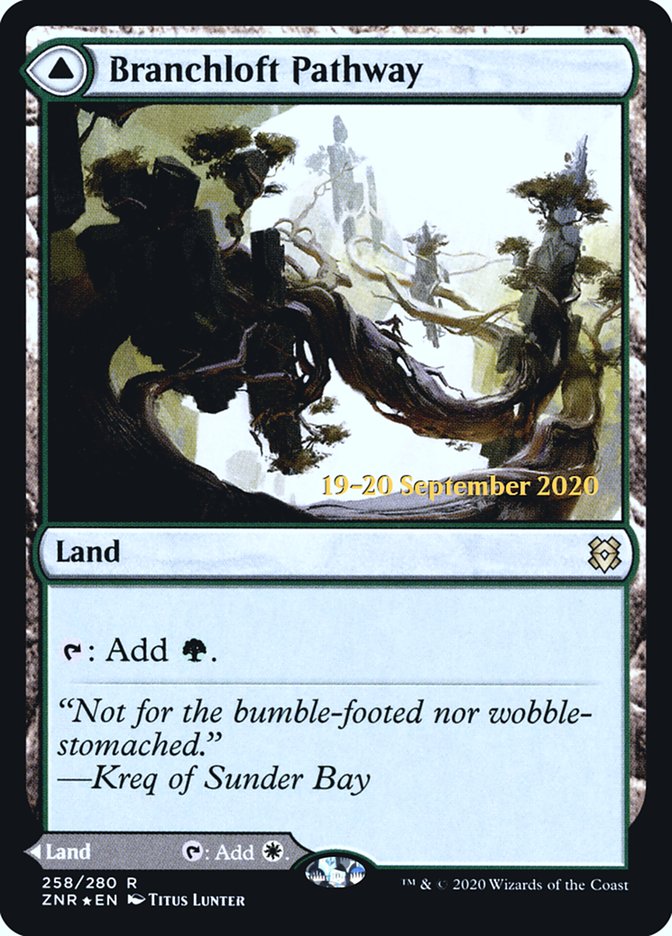 Branchloft Pathway // Boulderloft Pathway [Zendikar Rising Prerelease Promos] | Odin's Place