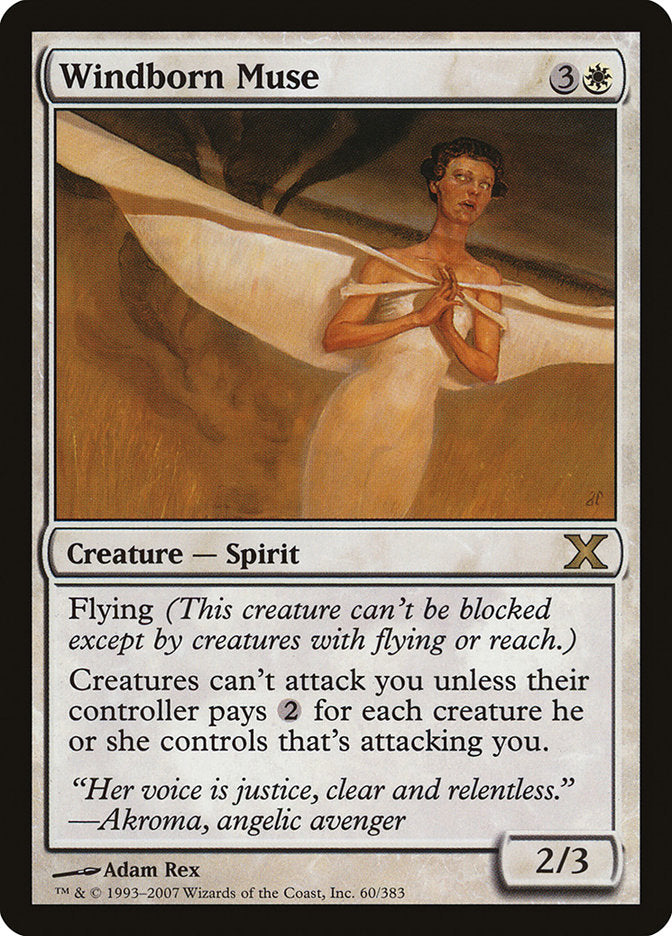 Windborn Muse (60) [Tenth Edition] | Odin's Place