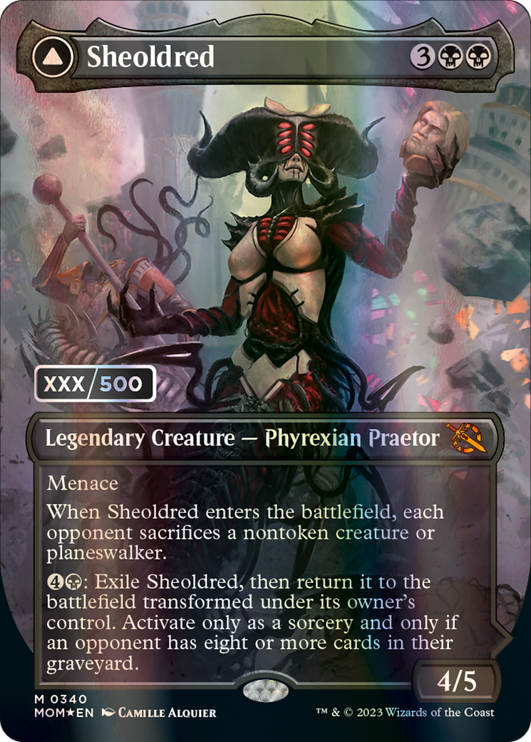 Sheoldred // The True Scriptures (Serialized) [March of the Machine] | Odin's Place
