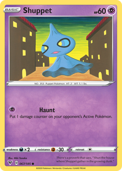 Shuppet (067/185) [Sword & Shield: Vivid Voltage] | Odin's Place