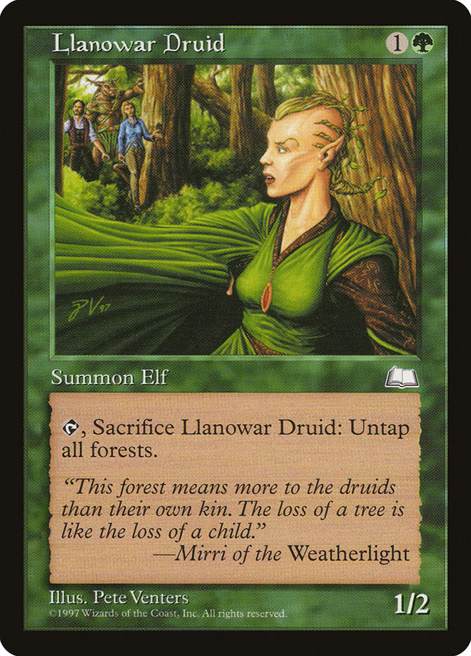 Llanowar Druid (133) [Weatherlight] | Odin's Place