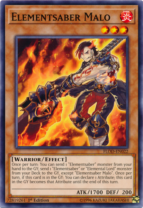 Elementsaber Malo [FLOD-EN022] Common | Odin's Place