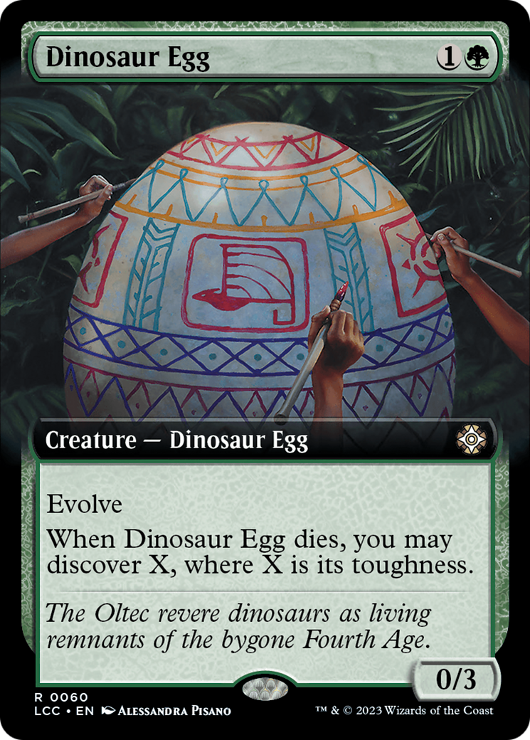 Dinosaur Egg (Extended Art) [The Lost Caverns of Ixalan Commander] | Odin's Place