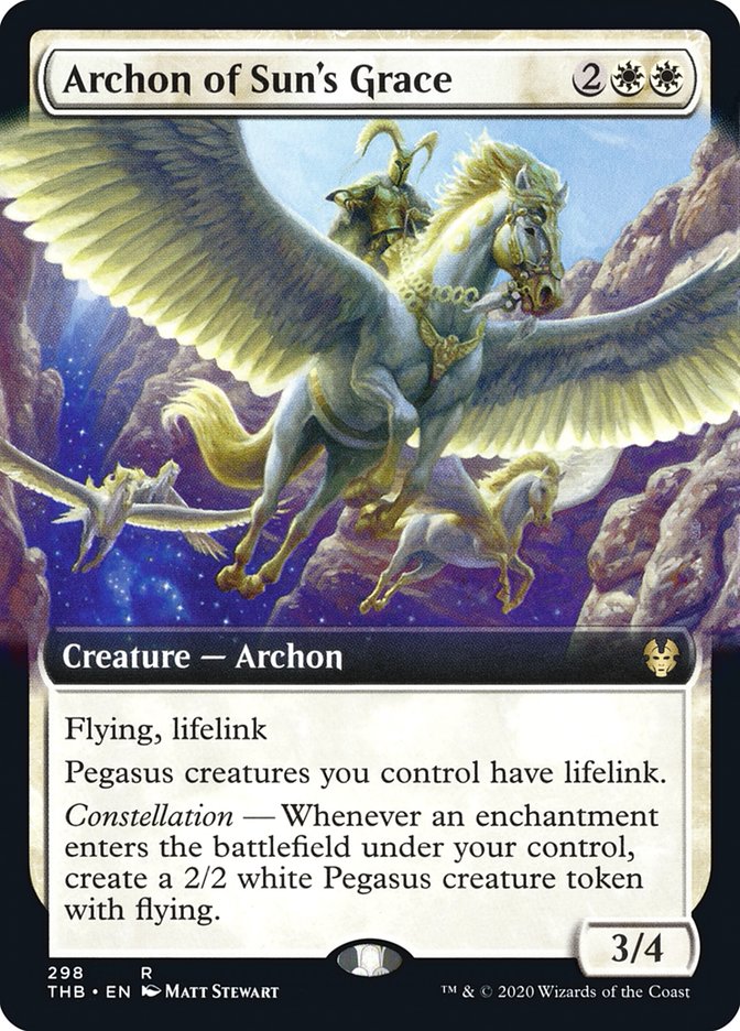 Archon of Sun's Grace (Extended Art) [Theros Beyond Death] | Odin's Place