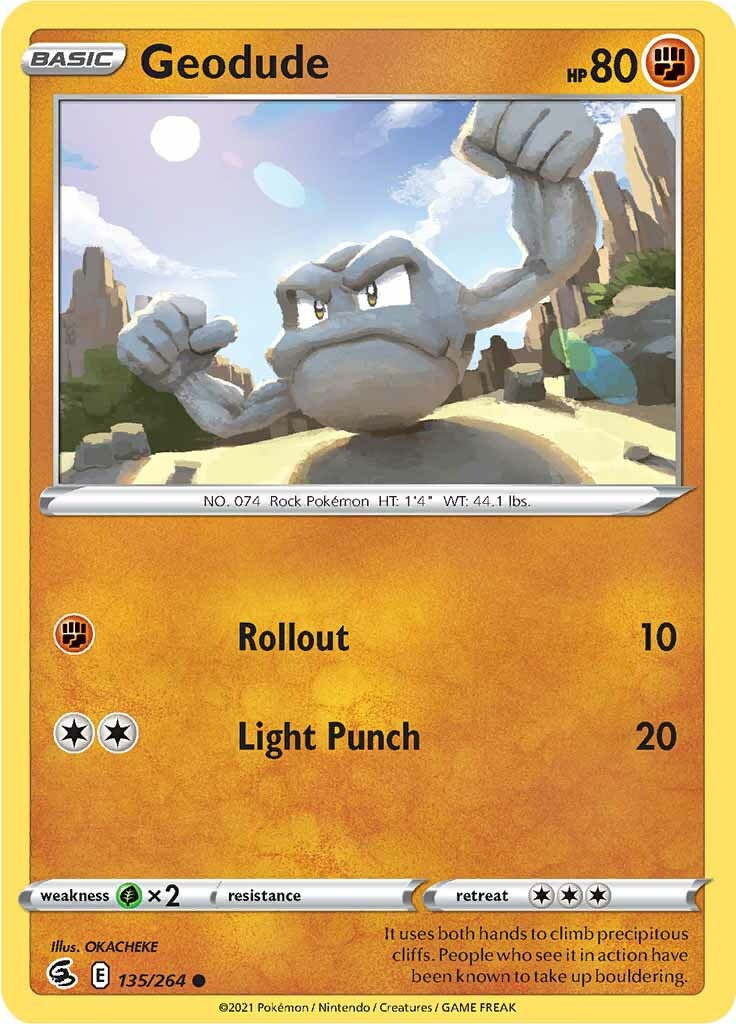 Geodude (135/264) [Sword & Shield: Fusion Strike] | Odin's Place