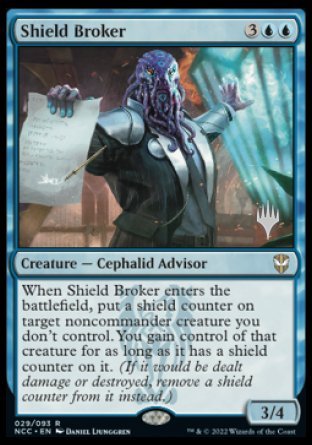 Shield Broker (Promo Pack) [Streets of New Capenna Commander Promos] | Odin's Place