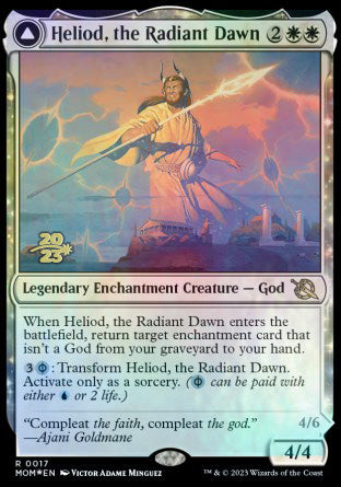 Heliod, the Radiant Dawn // Heliod, the Warped Eclipse [March of the Machine Prerelease Promos] | Odin's Place