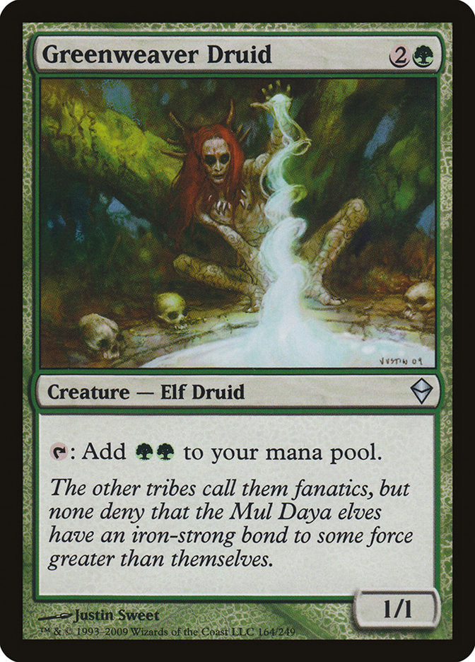 Greenweaver Druid (164) [Zendikar] | Odin's Place