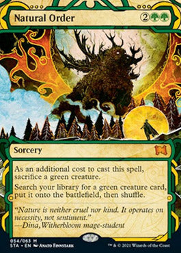 Natural Order (Foil Etched) [Strixhaven: School of Mages Mystical Archive] | Odin's Place
