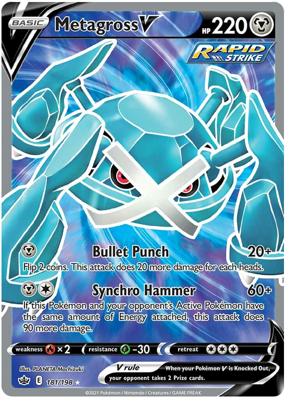 Metagross V (181/198) [Sword & Shield: Chilling Reign] | Odin's Place