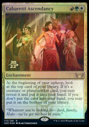 Cabaretti Ascendancy [Streets of New Capenna Prerelease Promos] | Odin's Place