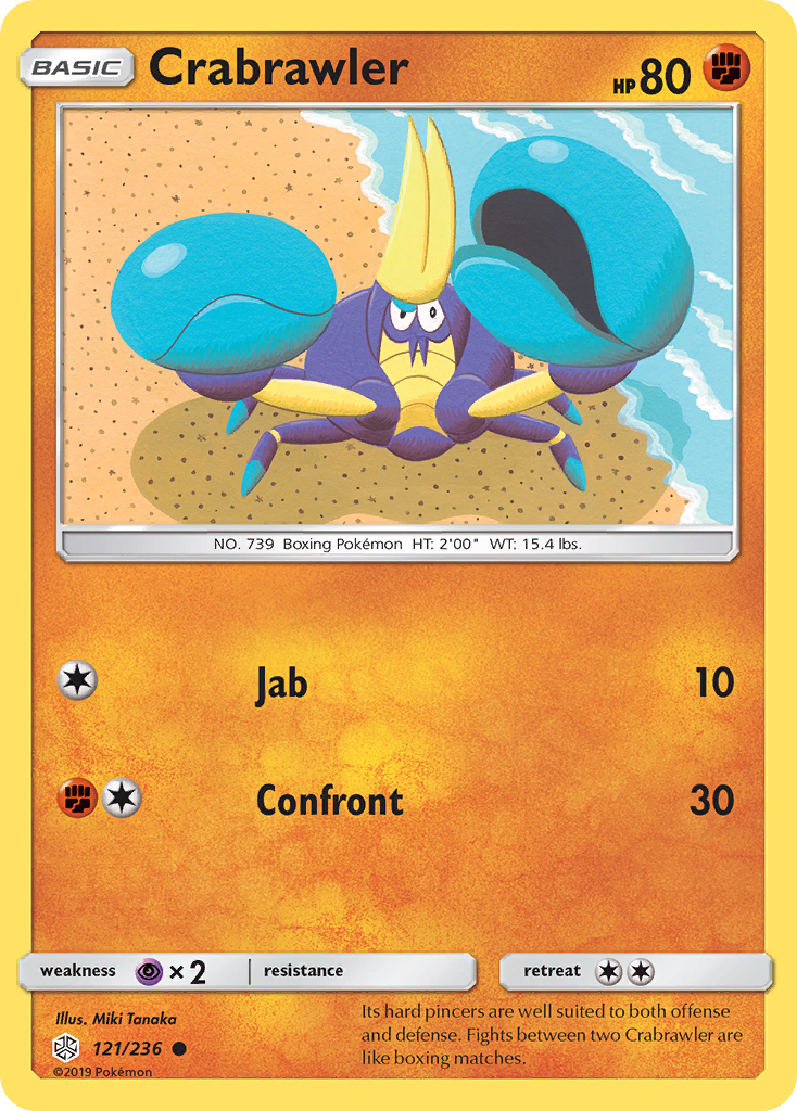 Crabrawler (121/236) [Sun & Moon: Cosmic Eclipse] | Odin's Place