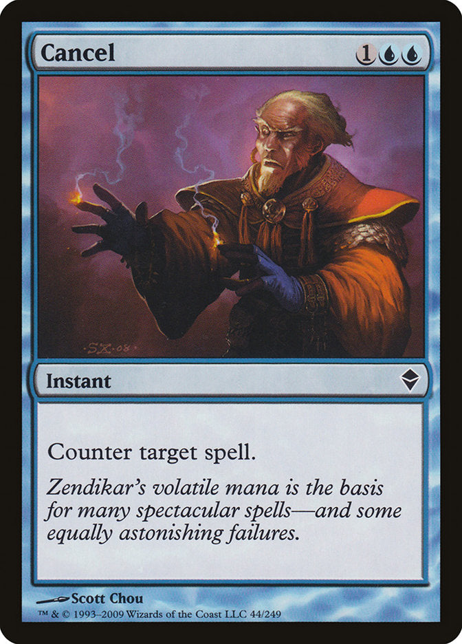 Cancel (44) [Zendikar] | Odin's Place