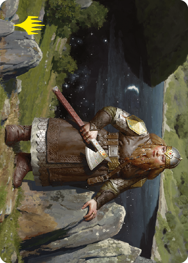 Mirrormere Guardian Art Card (Gold-Stamped Signature) [The Lord of the Rings: Tales of Middle-earth Art Series] | Odin's Place