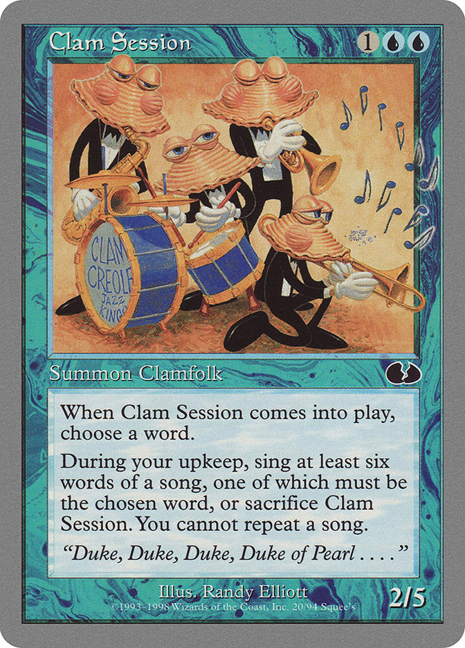 Clam Session (20) [Unglued] | Odin's Place