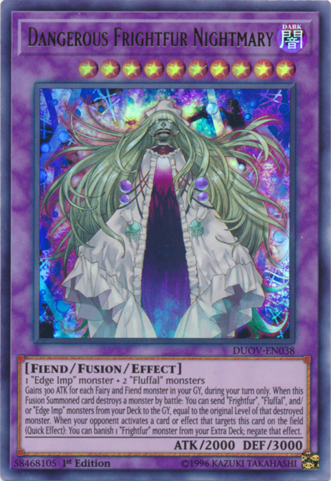 Dangerous Frightfur Nightmary [DUOV-EN038] Ultra Rare | Odin's Place