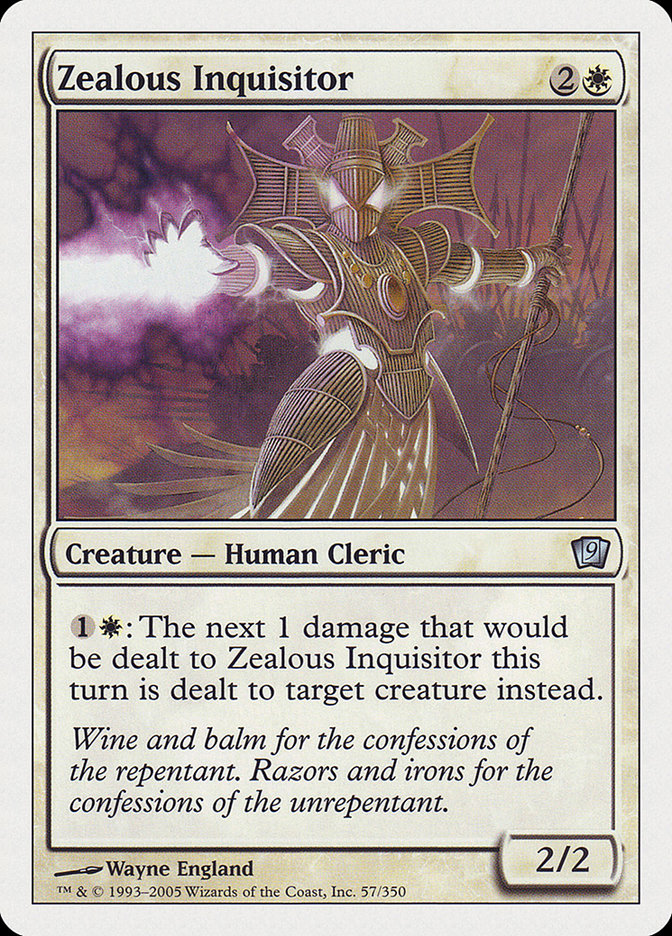 Zealous Inquisitor (57) [Ninth Edition] | Odin's Place
