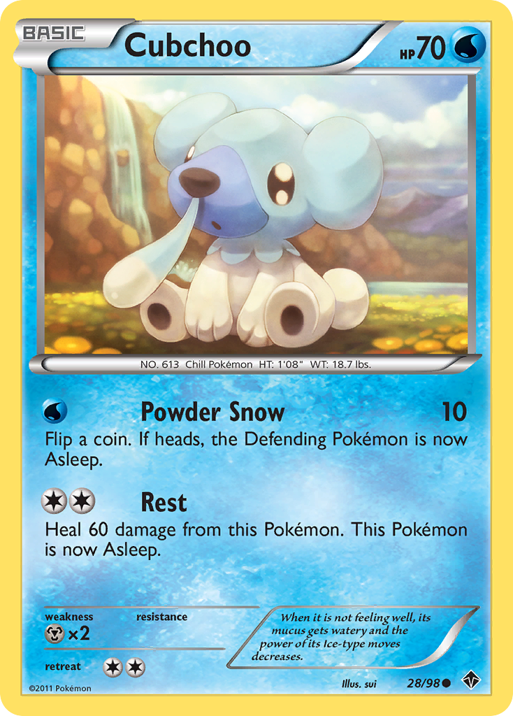 Cubchoo (28/98) [Black & White: Emerging Powers] | Odin's Place
