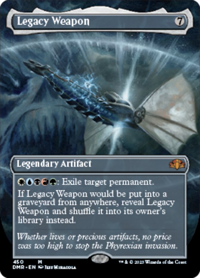 Legacy Weapon (Borderless Alternate Art) [Dominaria Remastered] | Odin's Place