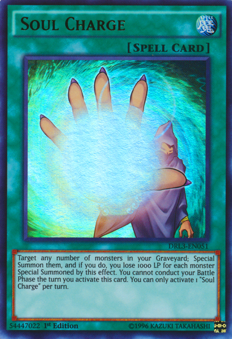 Soul Charge [DRL3-EN051] Ultra Rare | Odin's Place