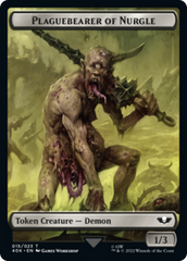 Astartes Warrior // Plaguebearer of Nurgle Double-Sided Token [Warhammer 40,000 Tokens] | Odin's Place