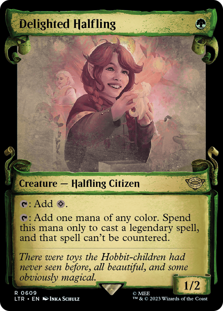 Delighted Halfling [The Lord of the Rings: Tales of Middle-Earth Showcase Scrolls] | Odin's Place