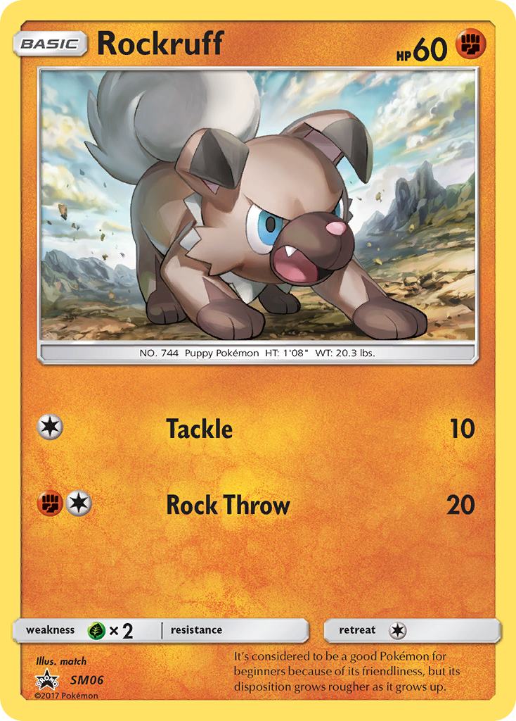 Rockruff (SM06) [Sun & Moon: Black Star Promos] | Odin's Place