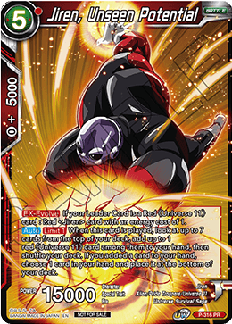 Jiren, Unseen Potential (P-316) [Tournament Promotion Cards] | Odin's Place