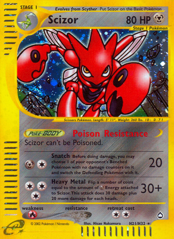 Scizor (H21/H32) [Aquapolis] | Odin's Place