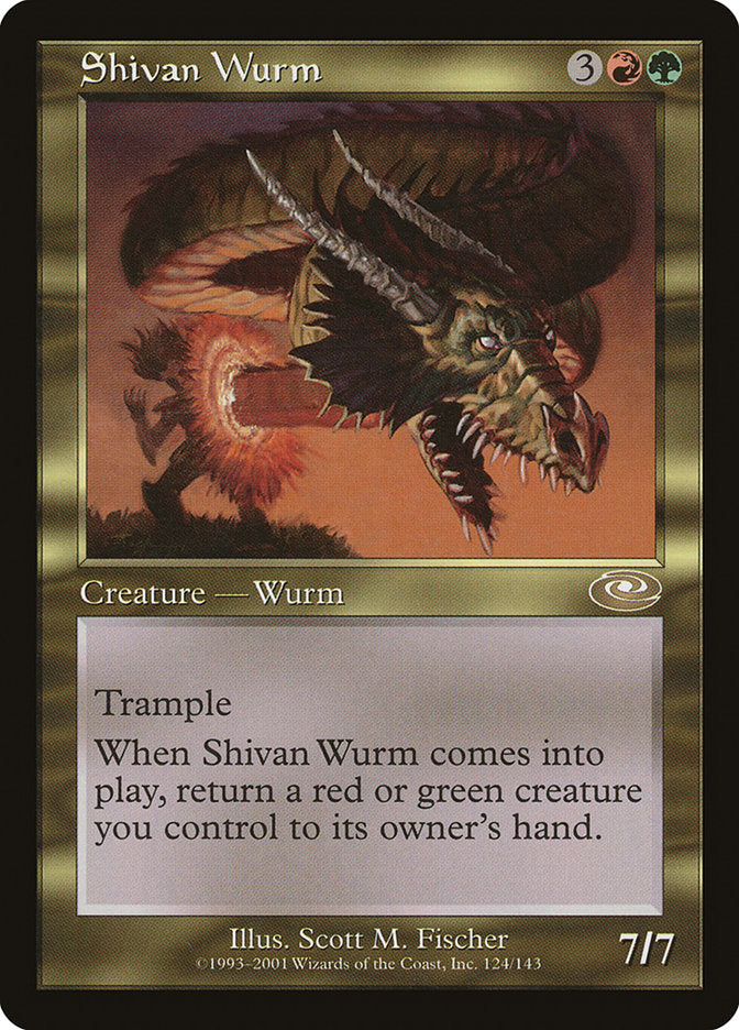 Shivan Wurm (124) [Planeshift] | Odin's Place