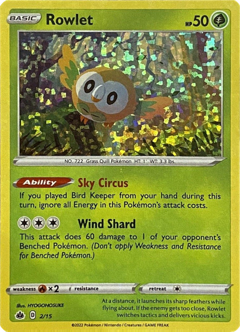 Rowlet (2/15) [McDonald's Promos: Match Battle] | Odin's Place
